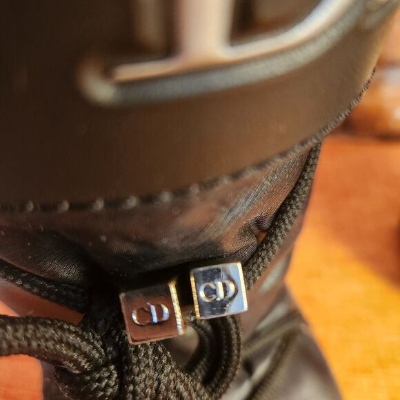 Vintage Y2K Christian Dior Moon Snow Boots by John Galliano Black EU 35-37 US 7 - Picture 7 of 11